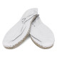 Espardenyes SELQUIR blanques amb sola d'espart i estil clàssic per a home - Querol online