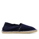 Alpargatas SELQUIR azules con suela de esparto y estilo clásico para hombre - Querol online
