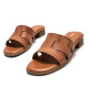 Sandalias planas Mustang ines marrones en tono avellana - Querol online
