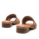 Sandalias planas Mustang ines marrones en tono avellana - Querol online
