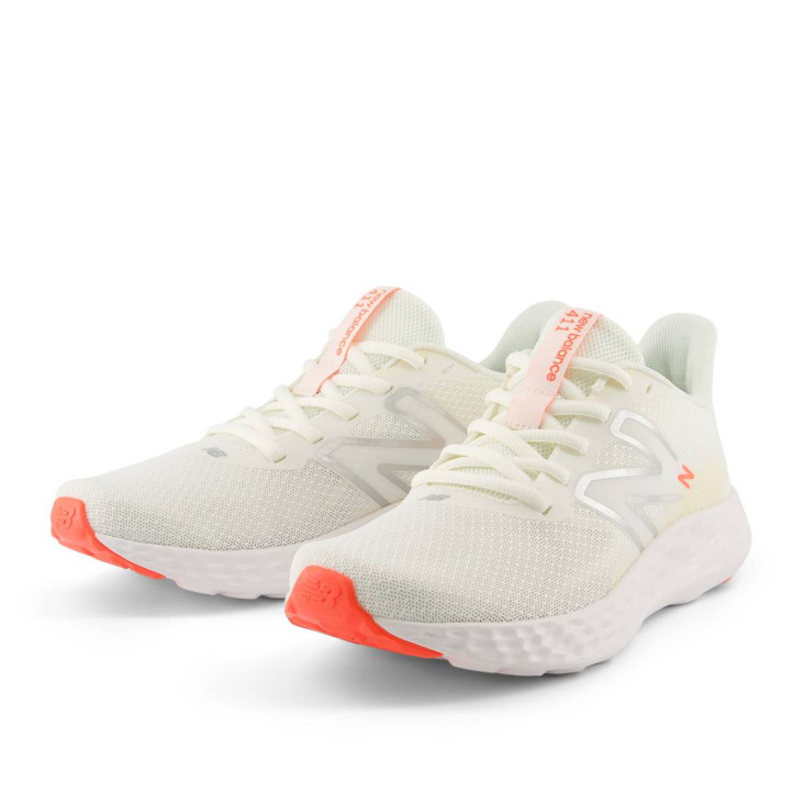 Sabatilles esportives New Balance 411v3 wahite amb orange per a dona - Querol online