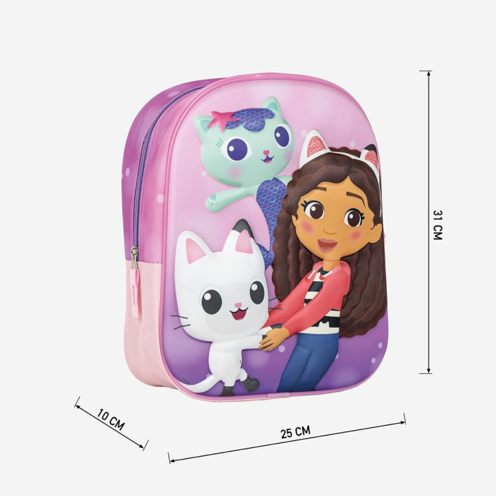 Mochilas Cerda lila 3d gabby's dollhouse - Querol online