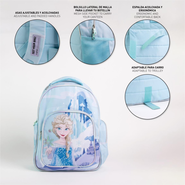 Mochilas Cerda azul mediana 42cm frozen - Querol online