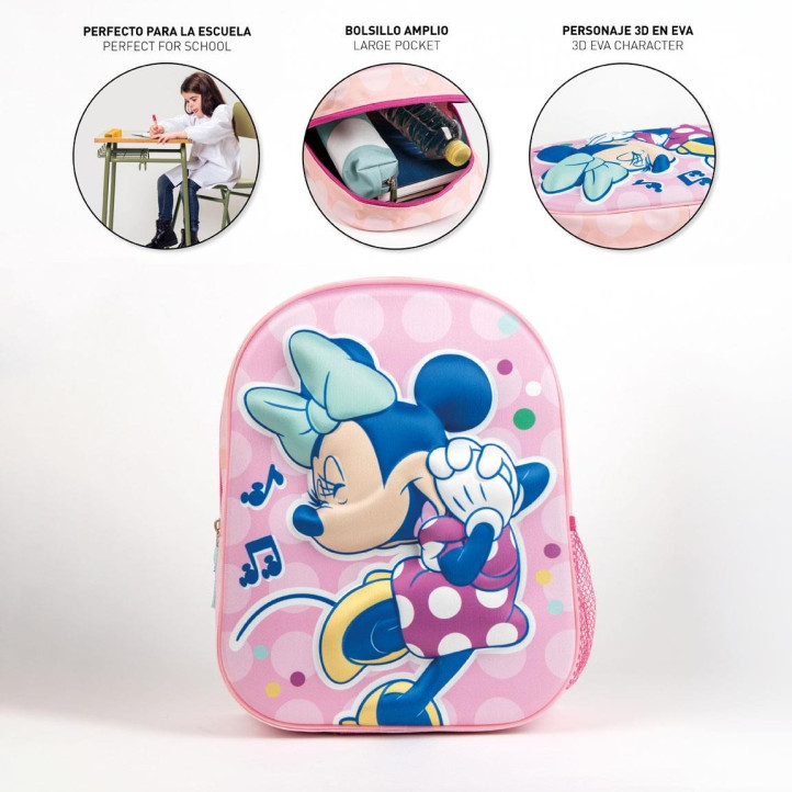 Mochilas Cerda rosa 3d minnie - Querol online