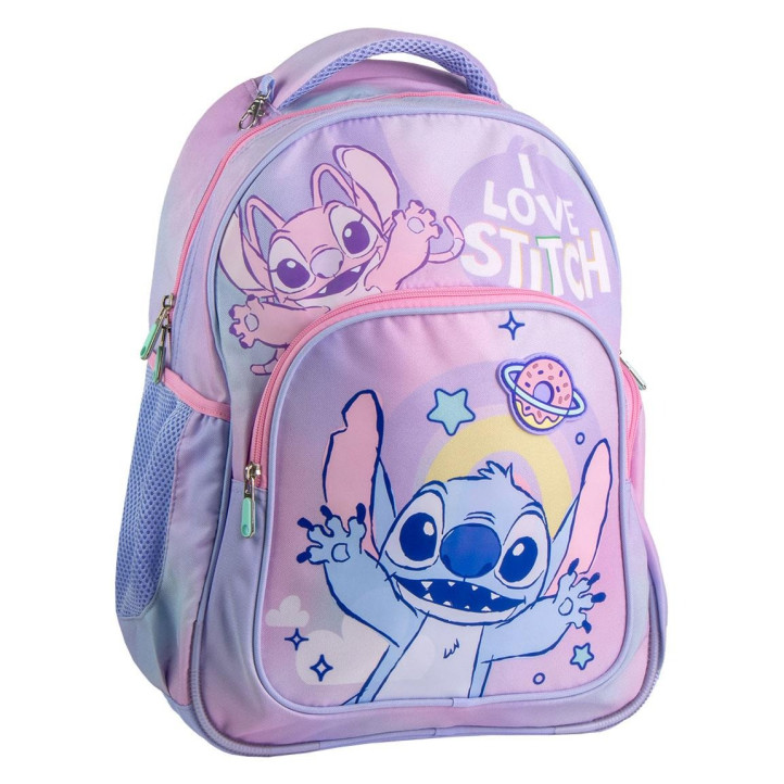 Mochilas Cerda rosa y lila mediana 42cm stitch - Querol online