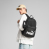 Mochila Puma negra con letras blancas phase backpack