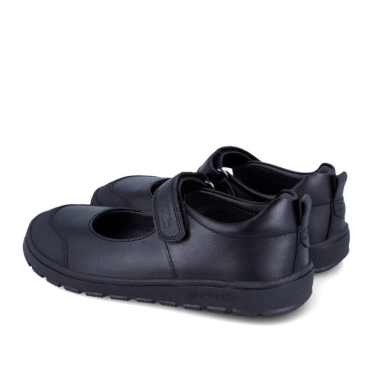 Zapatos colegiales Garvalin 251506 negros estilo mercedita respetuosos - Querol online