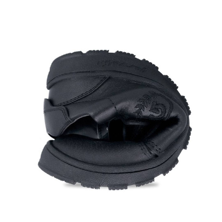 Zapatos colegiales Garvalin 251505 negros con doble velcro respetuosos - Querol online