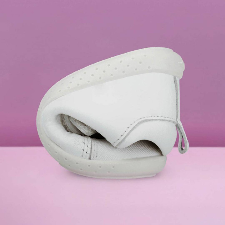 Zapatillas deporte Garvalin 241300 blancas con doble velcro respetuosas - Querol online