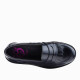Zapatos colegiales Pablosky campus 854121 negros estilo mocasín - Querol online