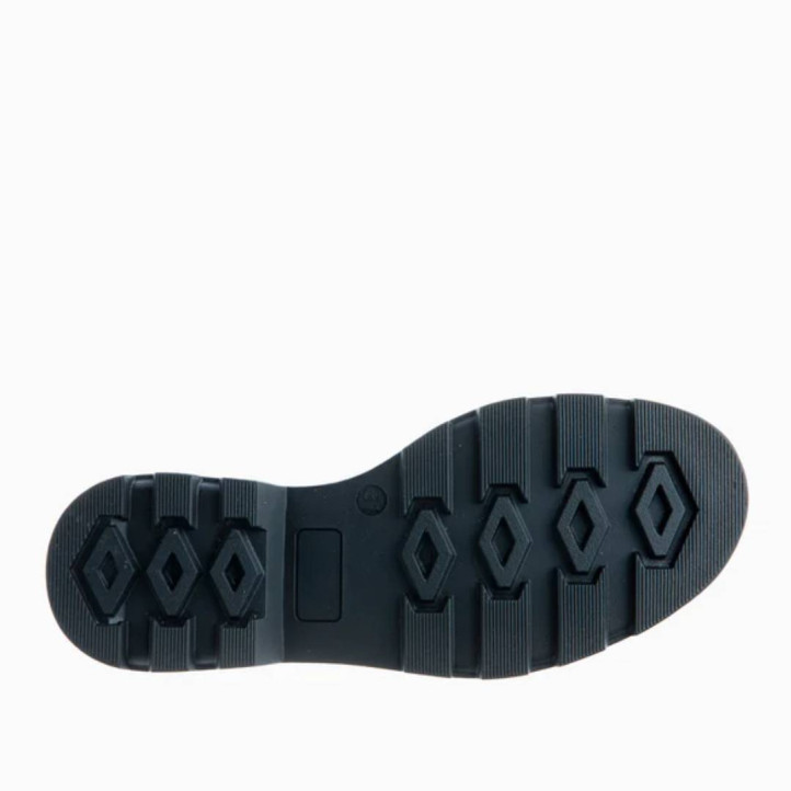 Zapatos colegiales Pablosky campus 854121 negros estilo mocasín - Querol online