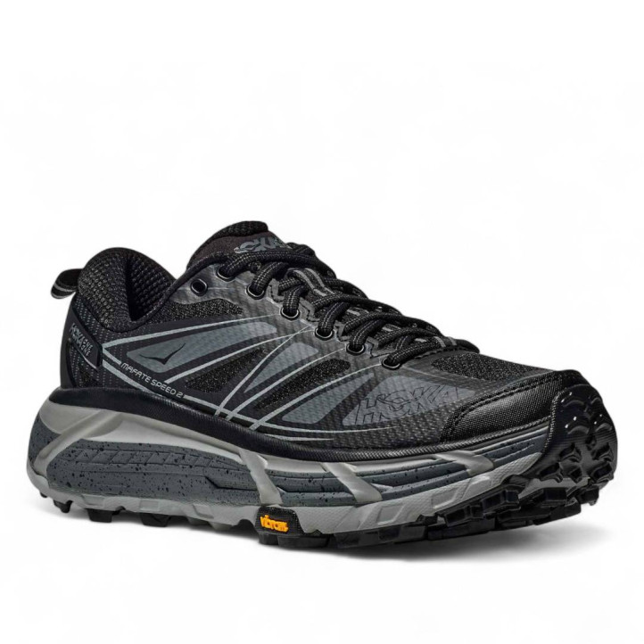Zapatillas deportivas Hoka mafate speed 2 black con castlerock - Querol online