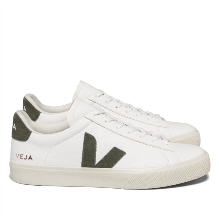 Zapatillas deportivas VEJA campo leather kaki hombre - Querol online