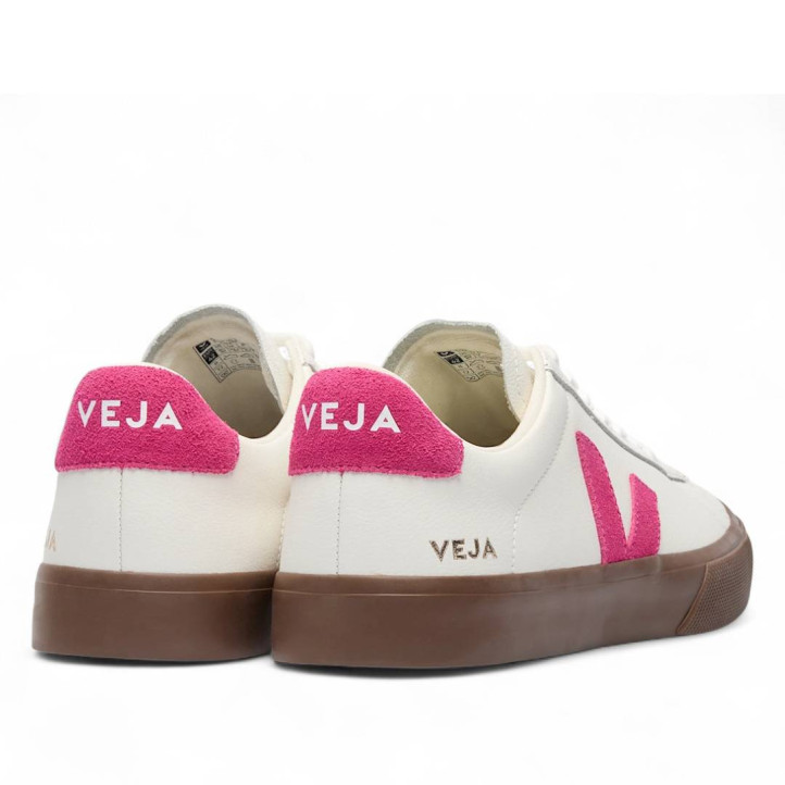 Sabatilles urban VEJA campo leather white pink dona - Querol online