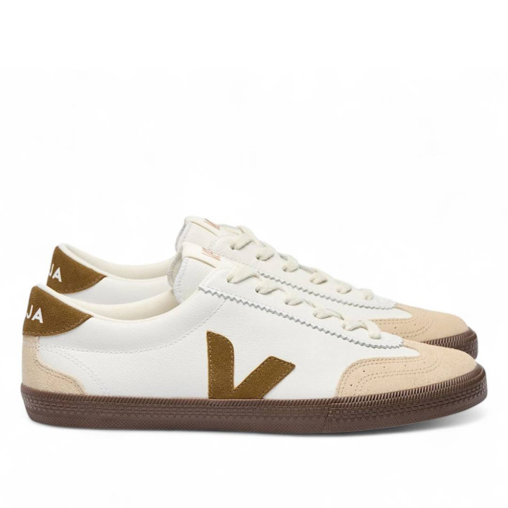 Sabatilles urban VEJA volley leather white tent bark dona - Querol online