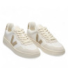 Zapatillas urban VEJA v-90 leather white taupe mujer
