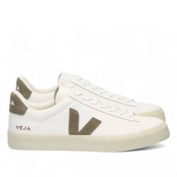 Sabatilles urban VEJA campo leather white kaki dona - Querol online