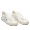 Zapatillas urban VEJA campo leather white silver ultraviolet mujer