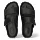 Sandalias planas VEJA etna leather full black mujer - Querol online