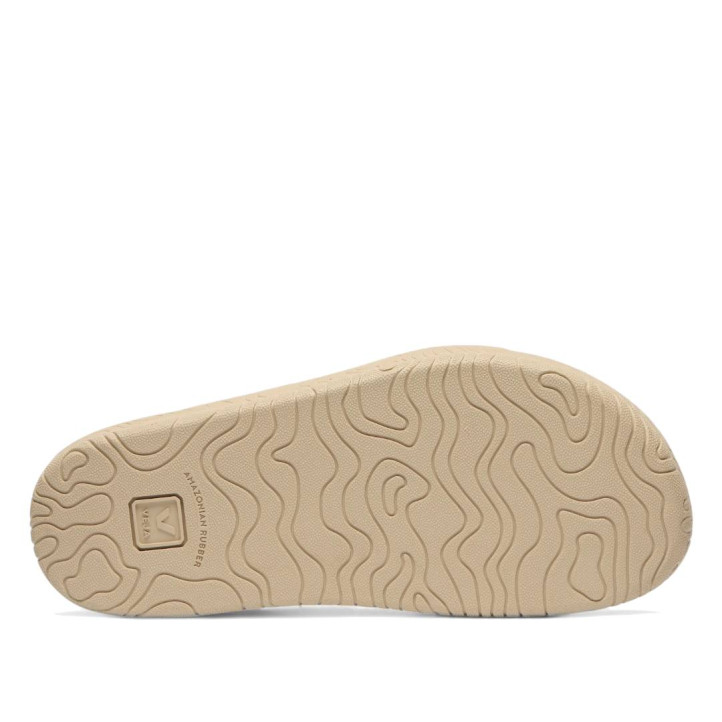 Sandalias planas VEJA etna suede taupe almond mujer - Querol online