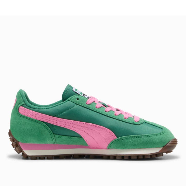 Zapatillas urban Puma easy rider vintage verdes y rosas para mujer - Querol online