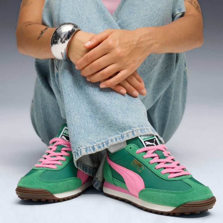 Sabatilles urban Puma easy rider vintage verds i roses per a dona - Querol online