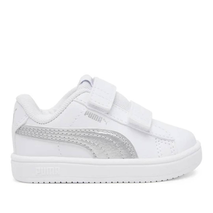 Zapatillas deporte Puma rickie classic blancas y plateadas - Querol online
