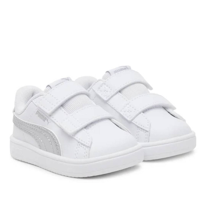 Zapatillas deporte Puma rickie classic blancas y plateadas - Querol online