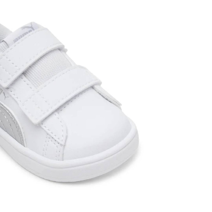 Zapatillas deporte Puma rickie classic blancas y plateadas - Querol online
