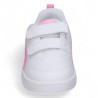 Zapatillas deporte Puma courtflex blancas y rosas