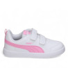 Zapatillas deporte Puma courtflex blancas y rosas