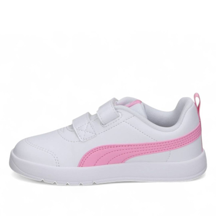 Zapatillas deporte Puma courtflex blancas y rosas - Querol online