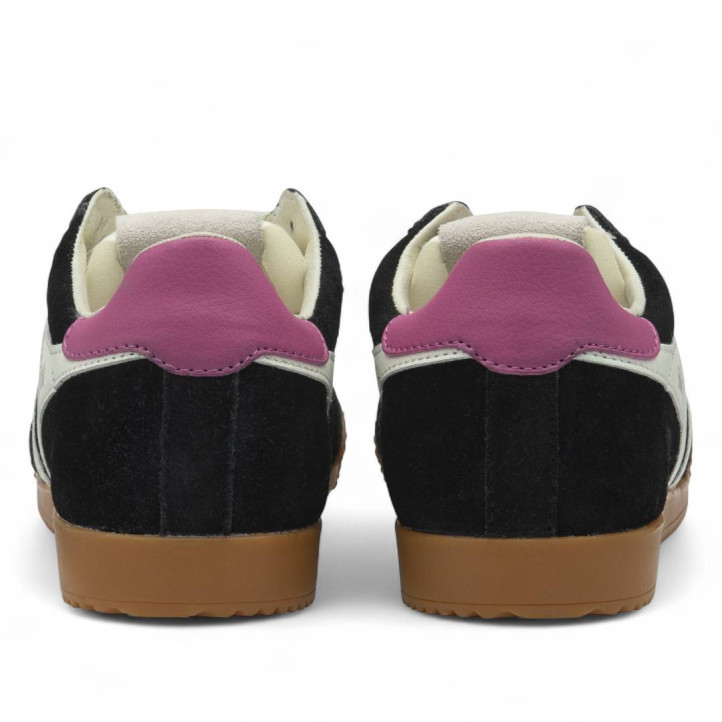 Sabatilles urban Gola elan black amb off white i fuchsia per a dona - Querol online