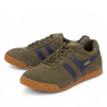Sabatilles esportives Gola harrier khaki amb navy per a home