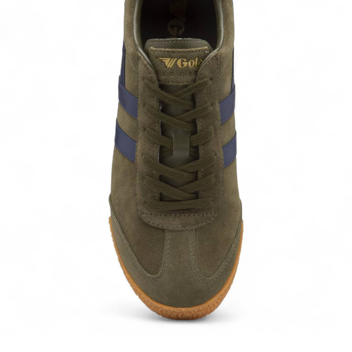 Sabatilles esportives Gola harrier khaki amb navy per a home - Querol online