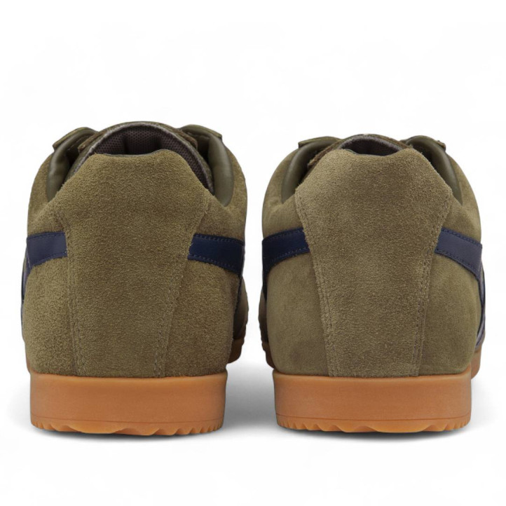 Zapatillas deportivas Gola harrier khaki con navy para hombre - Querol online