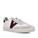Zapatillas urban Victoria berlín ciclista efecto piel y serraje bordo - Querol online