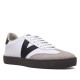 Zapatillas urban Victoria berlín ciclista efecto piel y contraste blanco - Querol online