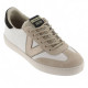 Zapatillas urban Victoria berlín ciclista efecto piel y serraje con borreguito beige - Querol online