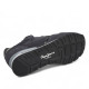 Zapatillas urban Pepe Jeans brit mirror negras con detalles grises y plateados - Querol online