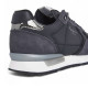 Zapatillas urban Pepe Jeans brit mirror negras con detalles grises y plateados - Querol online
