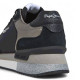 Zapatillas urban Pepe Jeans rusper glam negras con detalles plateados - Querol online