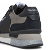 Zapatillas urban Pepe Jeans rusper glam negras con detalles plateados