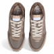 Zapatillas urban Pepe Jeans rusper glam marrones con detalles en bronce - Querol online