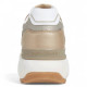 Zapatillas urban Pepe Jeans kimi mesh doradas con combinación de materiales - Querol online