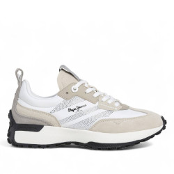 Zapatillas urban Pepe Jeans lucky party blancas con tirador trasero y brillantes - Querol online