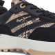 Zapatillas urban Pepe Jeans lucky fenix negras con animal print - Querol online
