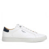 Sabatilles esportives Pepe Jeans joez basic blanques amb panell posterior blau