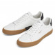 Zapatillas deportivas Pepe Jeans kenton base blancas con la suela caramelo - Querol online