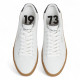 Zapatillas deportivas Pepe Jeans kenton base blancas con la suela caramelo - Querol online